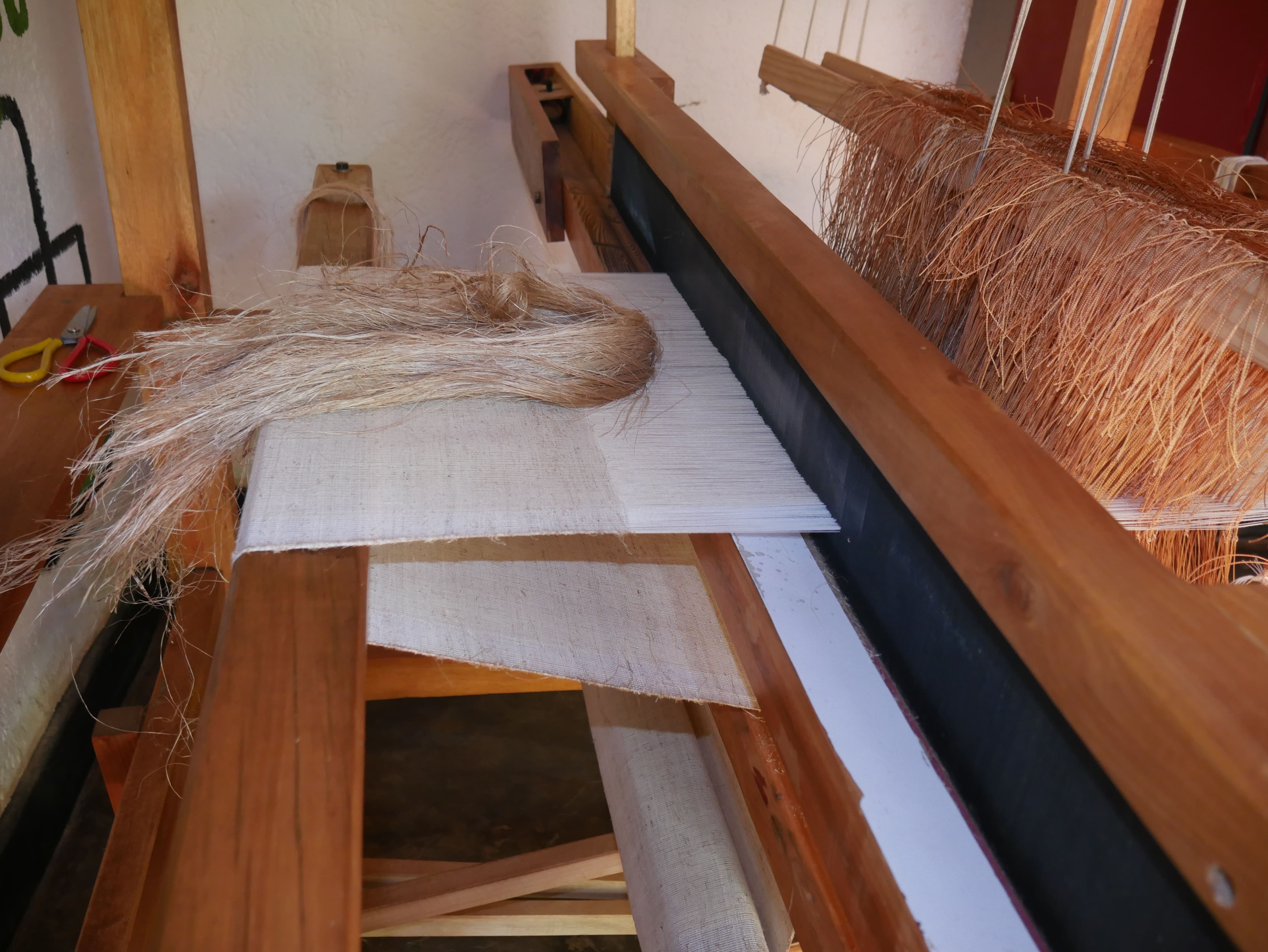 Banana fiber textile production